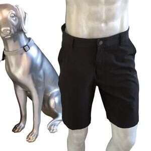 G.H. Bass & Co Black Polyester Shorts Men's Size 32